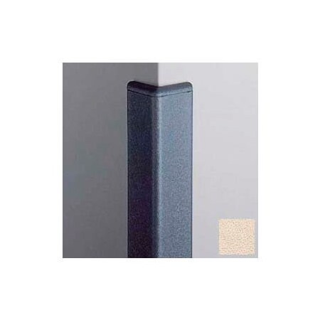 Pawling Surface Mounted Corner Guard 90Deg, 2'' Wings, 12' Height W/Caps, Chablis CG-20-12-497